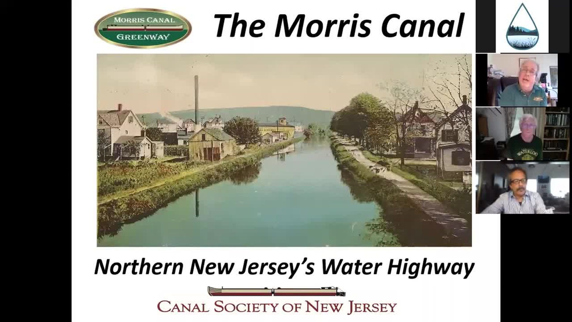 History of the Morris Canal A live televid presentation by the Canal Society of NJ.